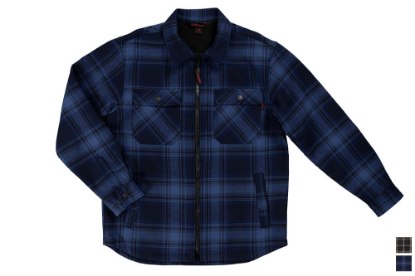 Picture of Tough Duck Zip Front Flannel Shirt