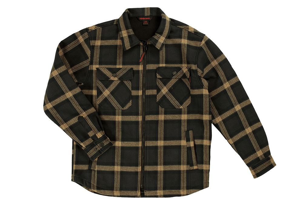 Picture of Tough Duck Zip Front Flannel Shirt