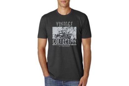 Picture of Zip's Custom Wear Vintage Collection Crew Neck T-Shirt Charcoal