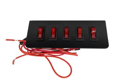 Picture of Race Sport 5-Switch On/Off Prewired Panel w/ Fuse