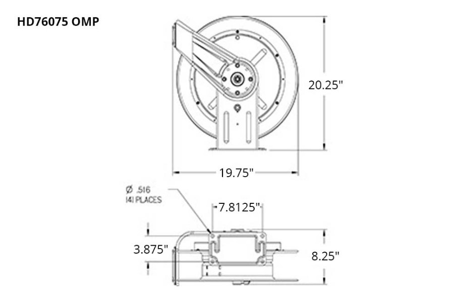 Picture of Reelcraft HD70000 Series Oil Hose Reel