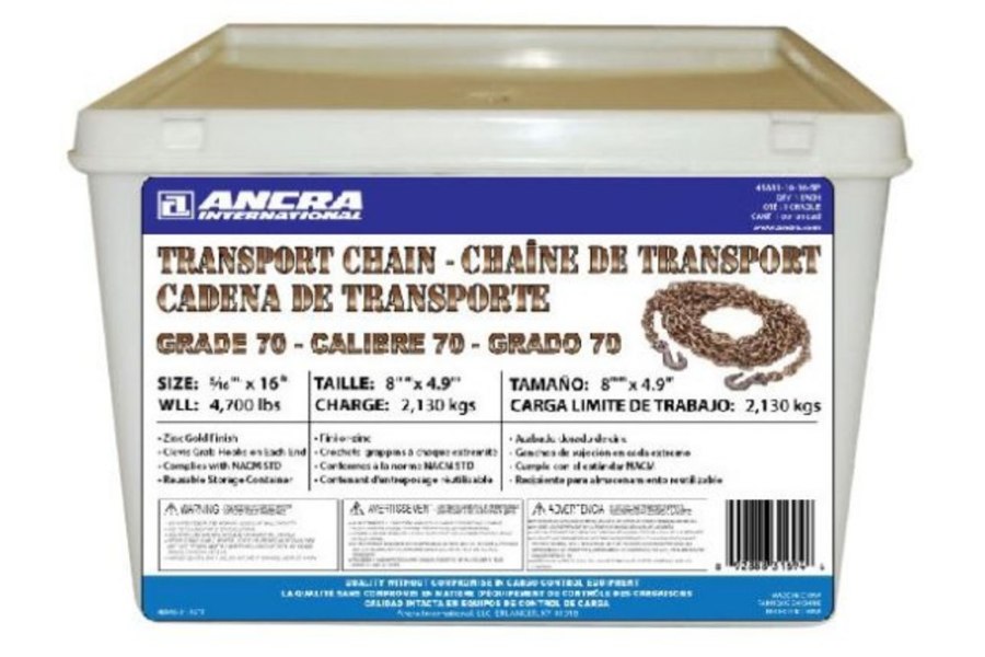 Picture of Ancra G70 Transport Chain w/ Clevis Grab Hooks - Packaged