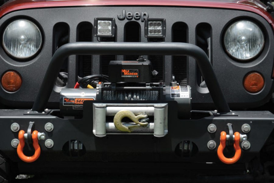 Picture of Mile Marker SEC12 12,000 lb Waterproof 24V Electric Winch