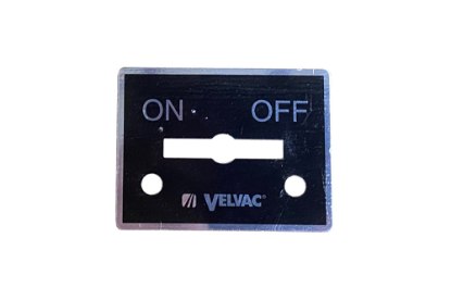 Picture of Velvac Air Brake Flipper Valve Faceplate - Faceplate - On/Off
