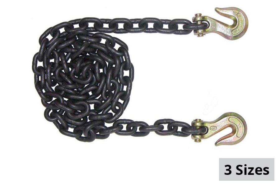 Picture of B/A Chain w/Clevis Grab Hooks, G80, 3/8" x 1.5'