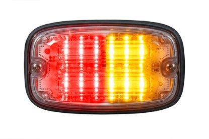 Picture of Federal Signal FireRay? Warning Lights, FR4 4x3, Red/Amber LED