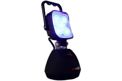 Picture of Code 3 Portable Worklight, Black with Blue/White LED's
