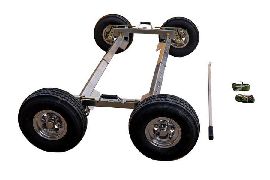 Picture of Collins G7 Hi-Speed Dolly PRO T10 Aluminum Cross Rails, Hubs, Wheels & Pry Bar