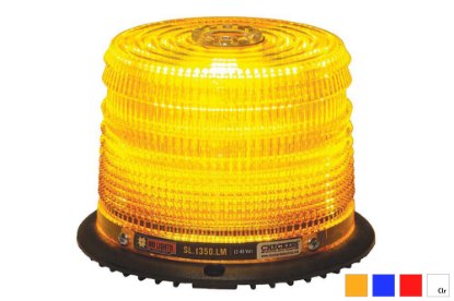 Picture of Checkers Safety Class 1 Amber LED Beacon, Magnetic Mount