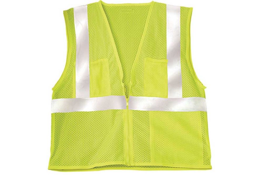 Picture of Grainger Class 2 Lime Zip-Up Vest, 4XL