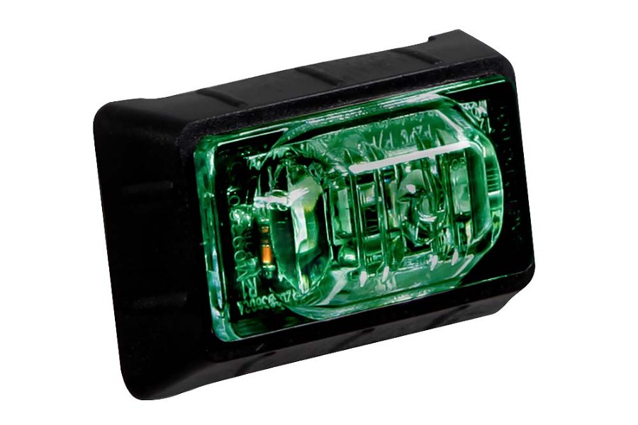 Picture of Maxxima 1.6" Mini P2 PC Green Combination Clearance Light w/ 3 LED
