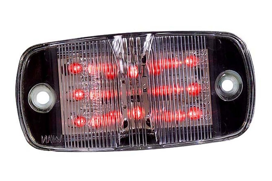 Picture of Maxxima 4" x 2" Combination Clearance Marker Light w/ Clear Lens and 14 LEDs