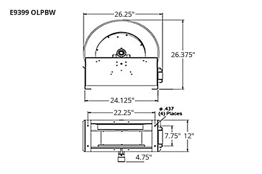 Picture of Reelcraft Series E9000 Vehicle Air/Water Reel