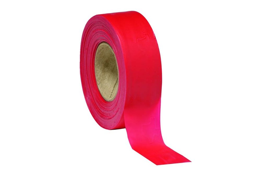 Picture of Presco Flagging Tape, Standard Red, 300'L Roll