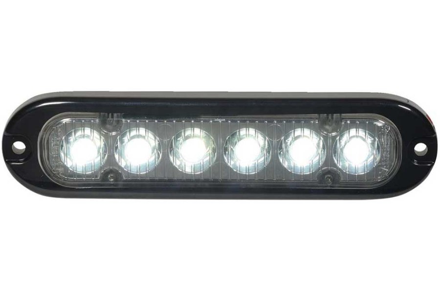 Picture of Whelen ION T-Series White Smoked Lens Super-LED Surface Mount Warning Light