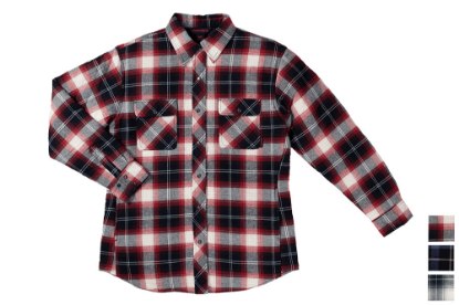Picture of Tough Duck Women?s Quilt-Lined Flannel Shirt