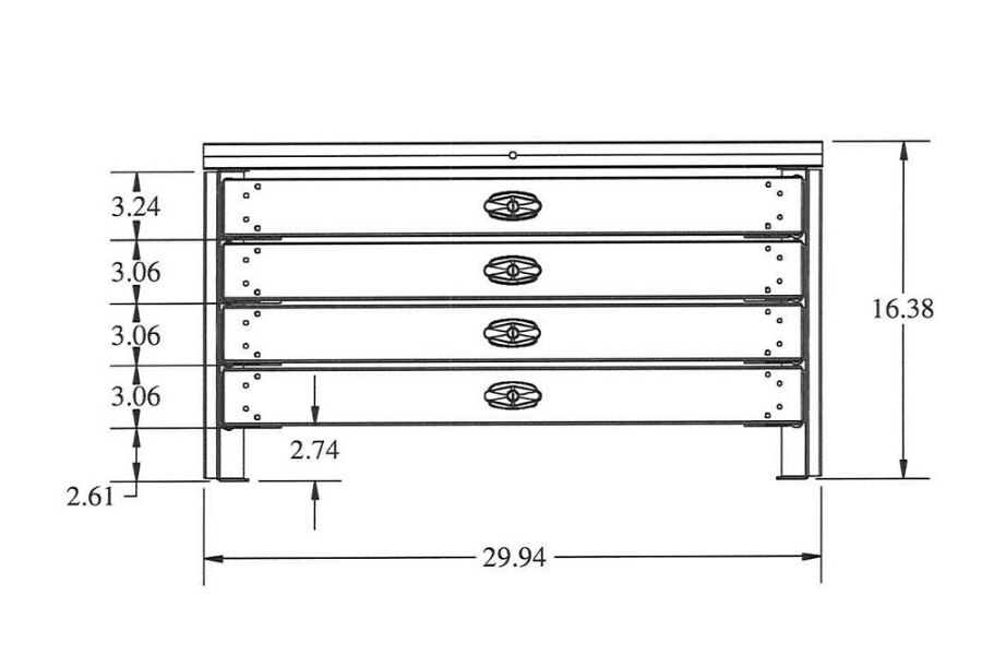 Picture of Stellar 4 Drawer Toolbox Systems