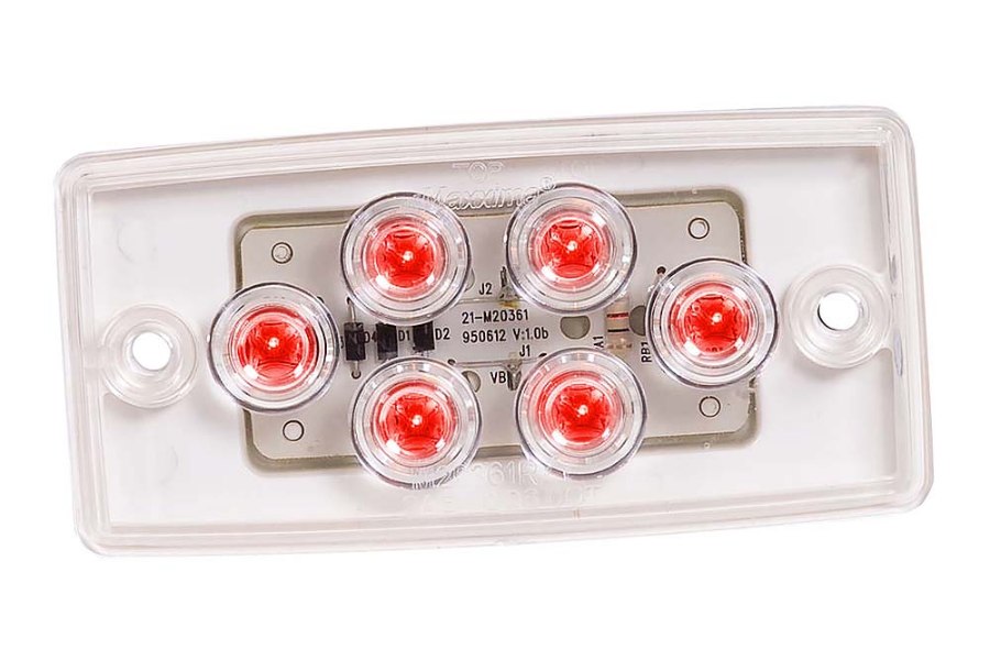 Picture of Maxxima Clear Lens Cab Light w/ Flush Mount and 6 LEDs
