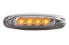 Picture of United Pacific LED Chrome Reflector Clearance Light with Clear Lens


