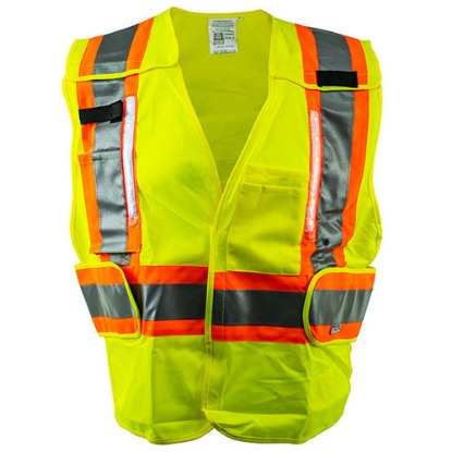 Picture of NiteBeams Hi-Vis 5 Point Breakaway LED Vest, Class 2