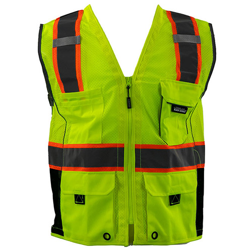 Picture of Kishigo Class 2 Black Series Heavy Duty Vest