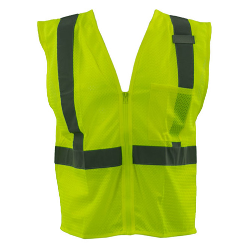 Picture of Kishigo Class 2 Single Pocket Zipper Mesh Vest