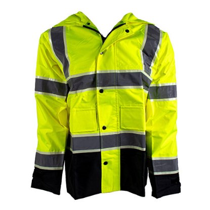 Picture of Alpha Workwear Class 3 Glow-in-the-Dark Rain Jacket