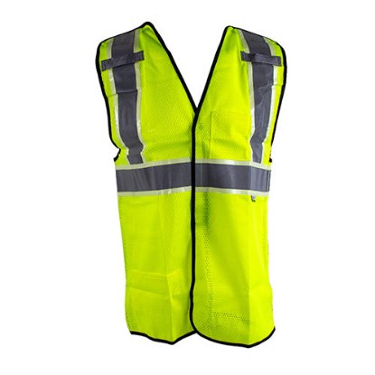 Picture of Alpha Workwear 5-Point Breakaway Class 2 Glow-in-the-Dark Vest