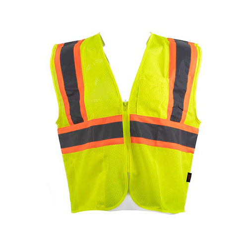 Picture of GSS Safety Class 2 Two Tone Mesh Zipper Safety Vest