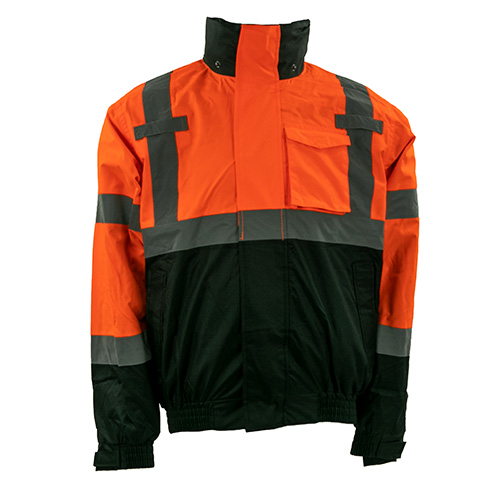 Picture of GSS Safety 3-in-1 Waterproof Class 3 Bomber with Black Bottom and Removable Fleece