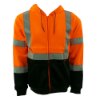 Picture of GSS Safety Class 3 Full Zipper Hooded Sweatshirt with Black Bottom