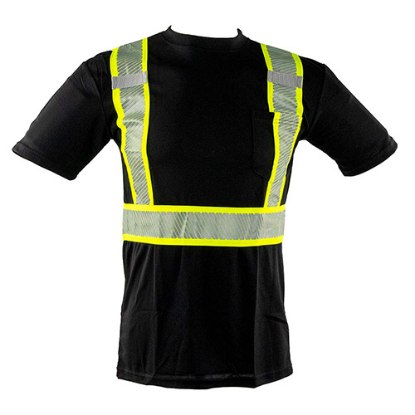Picture of Portwest Iona Plus Black Short Sleeve T-Shirt