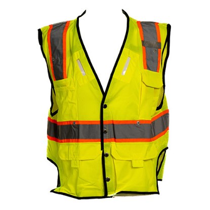 Picture of Kishigo Class 2 Fall Protection Vest Lime