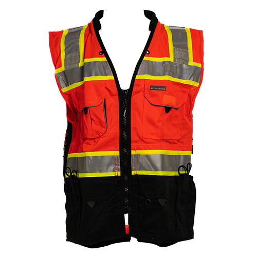 Picture of Kishigo Class 2 Black Series Surveyors Vest