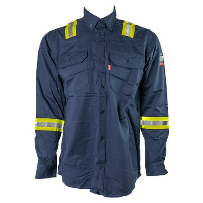 Picture of Portwest Bizflame 88/12 FR Long Sleeve Button Down Shirt