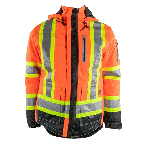 Picture of Tough Duck Safety Waterproof/Breathable 4-In-1 Ripstop Jacket