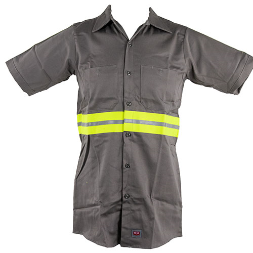 Picture of Red Kap Enhanced Visibility Short Sleeve Cotton Work Shirt