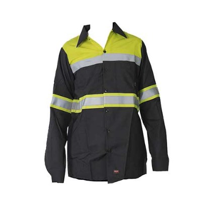 Picture of Red Kap Hi-Visibility Colorblock Ripstop Long Sleeve Work Shirt