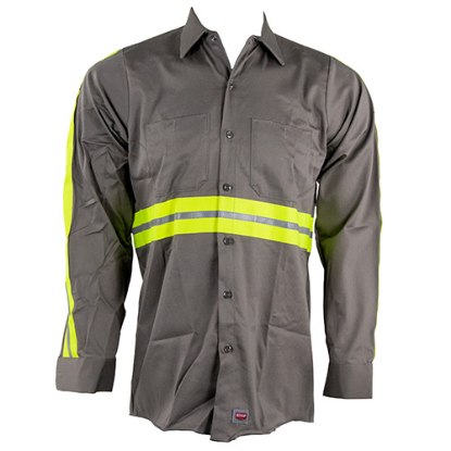 Picture of Red Kap Industrial Enhanced Visibility Long Sleeve Work Shirt