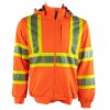 Picture of Tough Duck Safety Thermal Lined Safety Zip-Up Hoodie