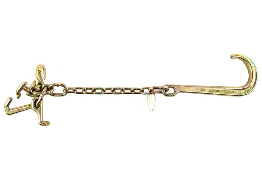 Picture of Zip's J-Chain Assembly with 15" J, Mini J, Grab, and Hammerhead Hooks