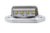 Picture of Maxxima LED License Light - 1.7" X 1" With Stainless Steel Chrome Bezel