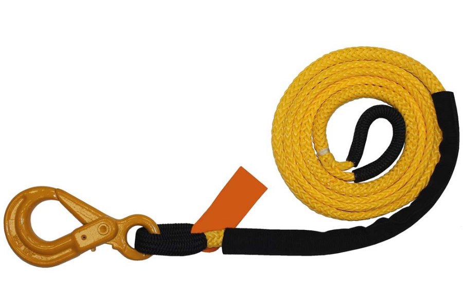 Picture of B/A Products Synthetic Rope Winch Line with Self-Locking Hook and Extension Eye
