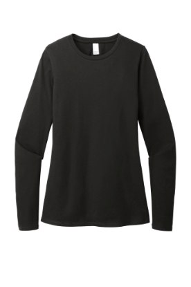Picture of District Women's Perfect Blend CVC Long Sleeve T-Shirt