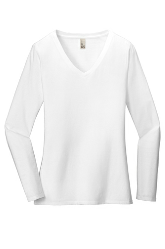 Picture of District Women's Very Important T-Shirt Long Sleeve V-Neck