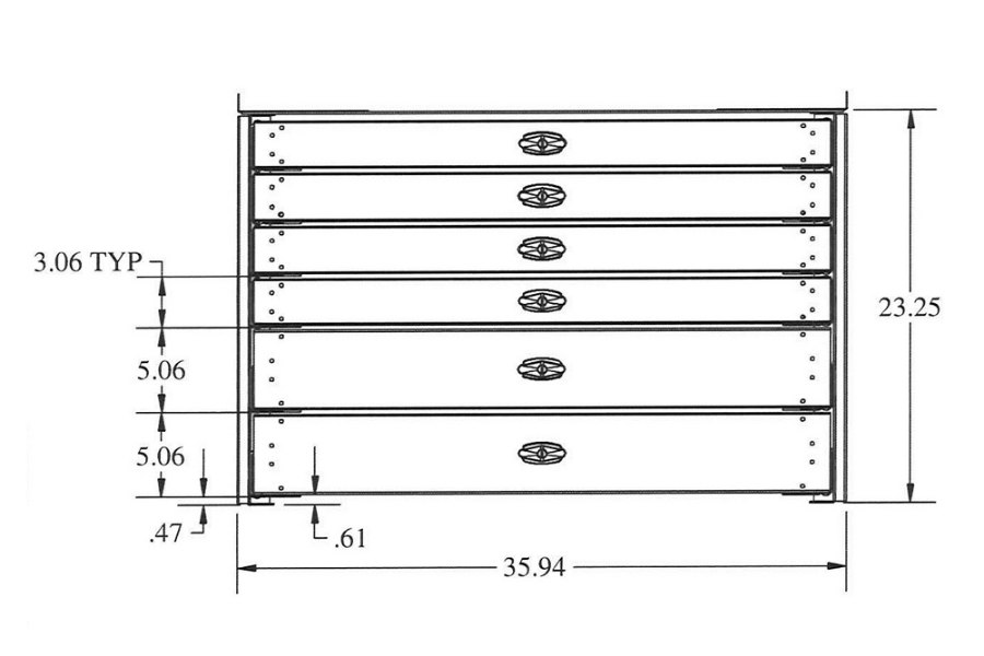 Picture of Stellar 6 Drawer Toolbox Systems