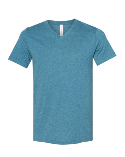 Picture of BELLA + CANVAS Heather CVC V-Neck Tee