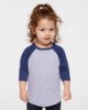 Picture of Rabbit Skins Toddler Baseball Jersey 3/4 Sleeve Tee