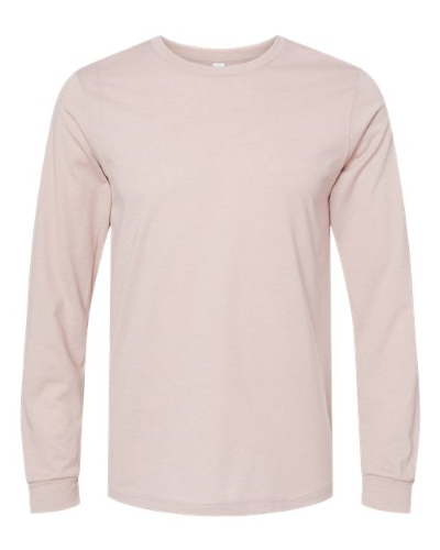 Picture of BELLA + CANVAS Heather CVC Long Sleeve Tee