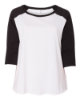 Picture of LAT Curvy Collection Women's Baseball 3/4 Sleeve Tee